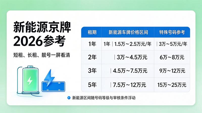 2026年京牌租赁政策分析